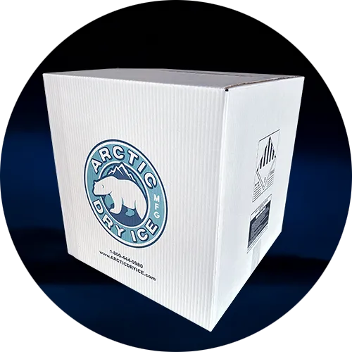 Arctic Dry Ice - Cardboard shipping boxes